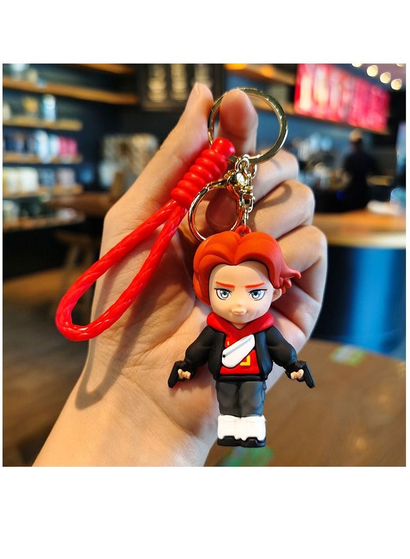 Y&D New PVC Marvel Strange Doctor Thor Keychain Avengers Alliance Handmade Doll Pendant  - Image 3