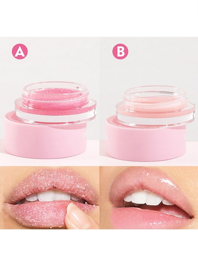 Julystar Sugar Scrub and Lip Repair- 2 in 1 Lips Therapy Balm Care and Treatment Moisturizer for Dry Exfoliator Dark Brighten, Bees，vita，b and C Nature Overnight Renewal Advanced Healing Cracked Ointment  - Image 3