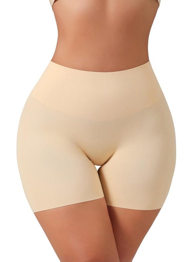 USEASY Tummy Control Shapewear Shorts for Women Under Dress Womens Compression Shorts Under Dress Shapewear, Beige, 3XL - Image 1
