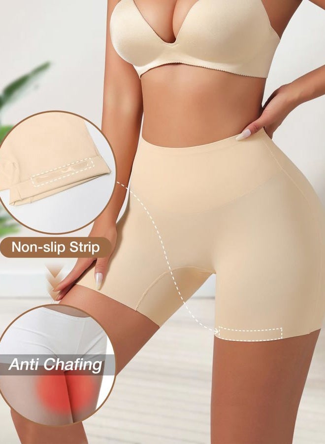 USEASY Tummy Control Shapewear Shorts for Women Under Dress Womens Compression Shorts Under Dress Shapewear, Beige, 3XL - Image 4