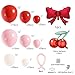 AobkDeco 151PCS Cherry Balloon Garland Arch Kit with Red Light Pink Lvory White Pink Long Balloons For Birthday She is Cherry on Top Baby Shower Wedding Party Decorations - Image 4