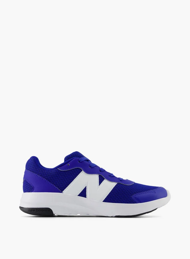 New Balance Boys' Logo Accent Lace-Up Sports Shoes