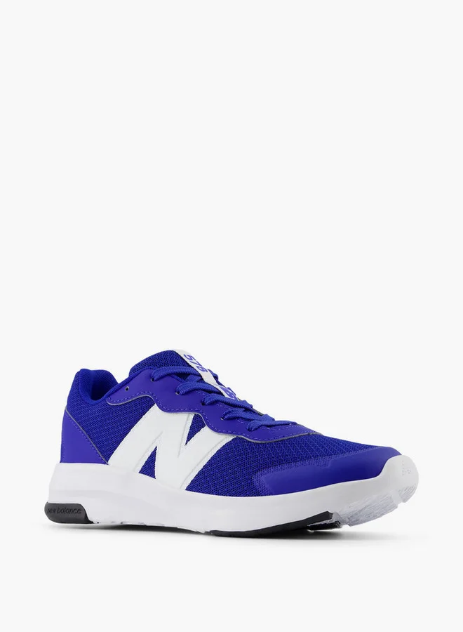 New Balance Boys' Logo Accent Lace-Up Sports Shoes