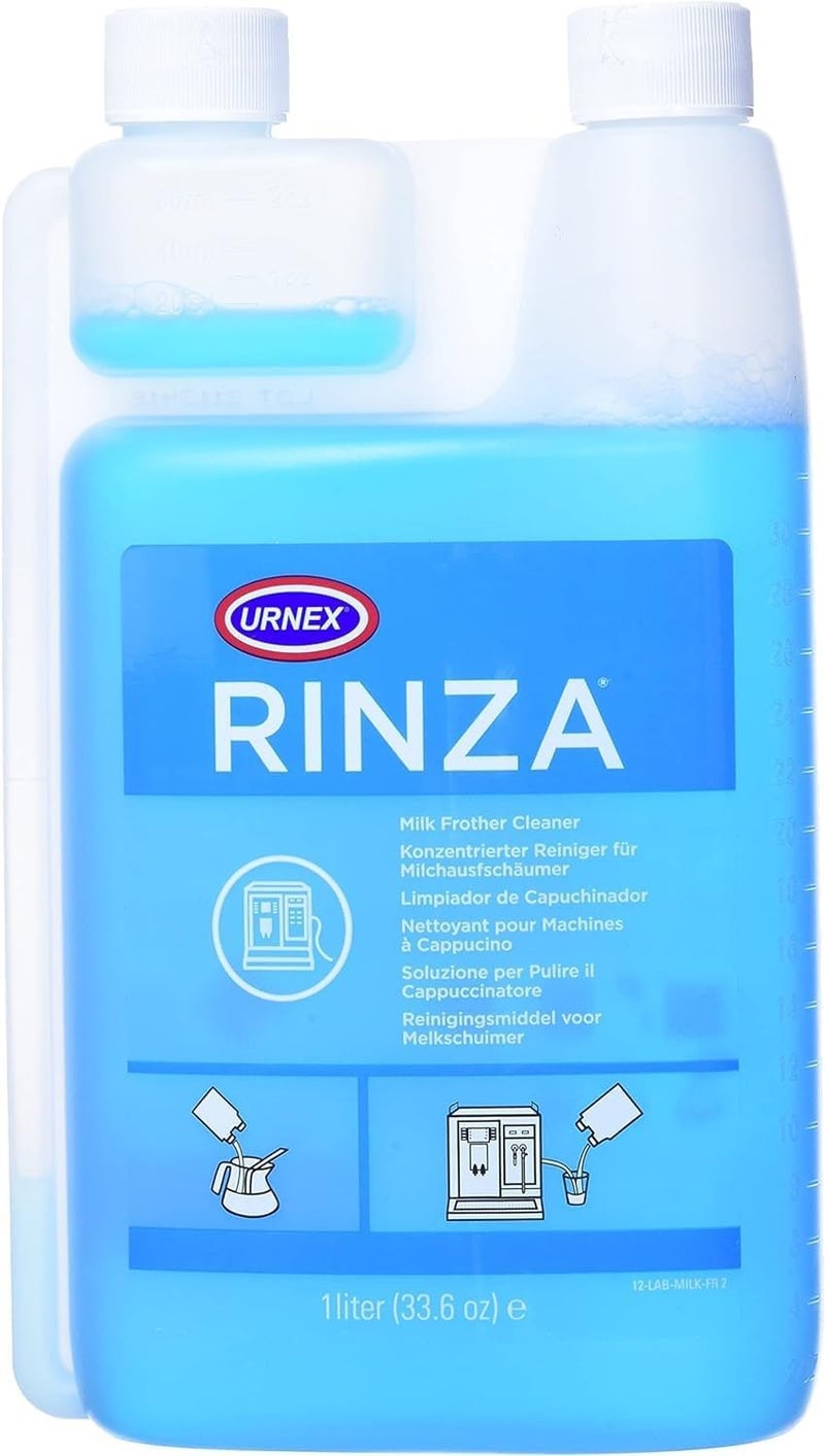 Urnex Rinza Alkaline Formula Milk Frother Cleaner - 33.6 Ounce (1 Liter) - Image 1