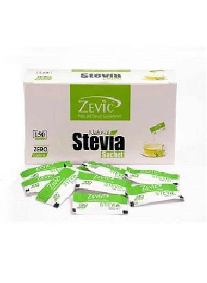 Zevic 100% Sugar Free Natural Stevia Sachets | Zero Calories | Vegan & Keto | Diabetic Friendly - 3000