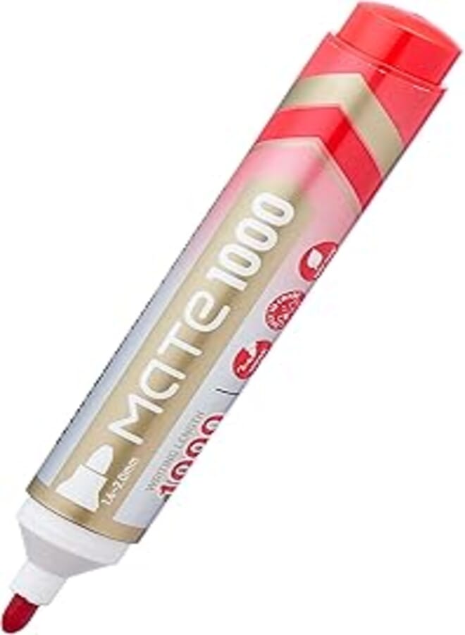 Deli Writing Instrument Whiteboard Marker U008-RE RED