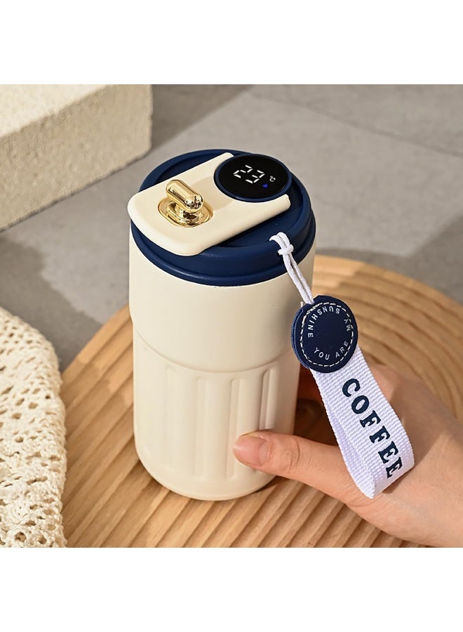 TYCOM Travel Coffee Mug 450 ML Stainless Steel Vacuum Ice and Hot Drinks Insulated Tumbler for Home Office Outdoor Works  - Image 2