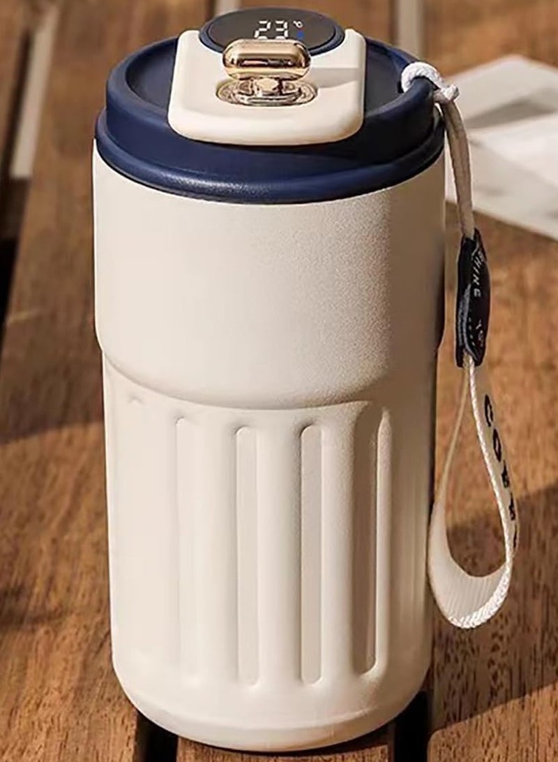 TYCOM Travel Coffee Mug 450 ML Stainless Steel Vacuum Ice and Hot Drinks Insulated Tumbler for Home Office Outdoor Works  - Image 1