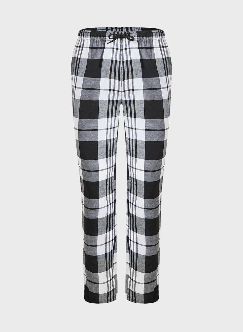 Seventy Five Check Nightwear Bottoms - Image 1