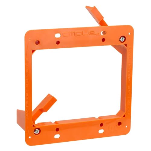Cmple - Low Voltage Mounting Bracket 2 Gang Multipurpose Drywall Mounting Wall Plate Bracket – Dual Gang - Image 1