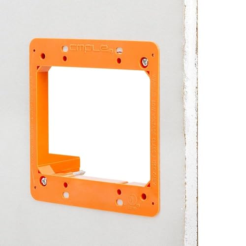 Cmple - Low Voltage Mounting Bracket 2 Gang Multipurpose Drywall Mounting Wall Plate Bracket – Dual Gang - Image 3