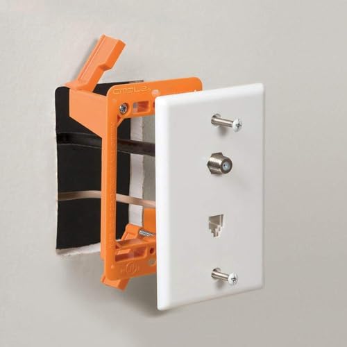 Cmple - Low Voltage Mounting Bracket 2 Gang Multipurpose Drywall Mounting Wall Plate Bracket – Dual Gang - Image 5