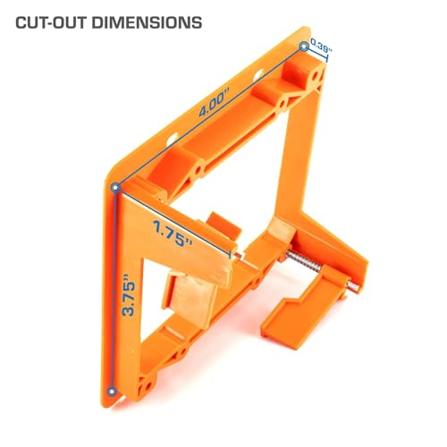 Cmple - Low Voltage Mounting Bracket 2 Gang Multipurpose Drywall Mounting Wall Plate Bracket – Dual Gang - Image 4