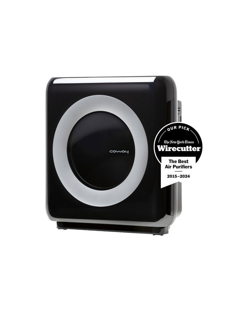 COWAY Airmega Mighty 1512HH Black – Moon design. True HEPA Purifier, AQI Monitor, for Large Home Bedroom 1,748ft², USA Best by NYT, Auto Mode, Removes 99.99% Allergens, Dust & Odours, 5yr Warranty - Image 2
