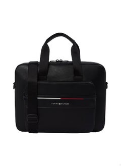 Men's Signature Laptop Bag - Faux Leather, Black - pzsku/ZCBB9C085E3104EABF10AZ/45/_/1738050535/41210b79-f4da-4749-b8c3-e5bca69f84c6