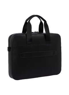 Men's Signature Laptop Bag - Faux Leather, Black - pzsku/ZCBB9C085E3104EABF10AZ/45/_/1738050536/45cb6958-b770-4d75-9258-6e72efa8f21f