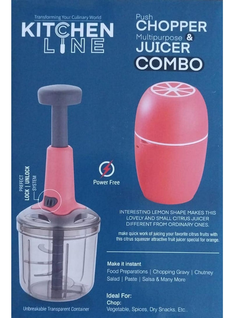 كيتشن لاين مفرمة دفع 1000 مل وعصارة متعددة الأغراض 500 مل مجموعة ألوان متنوعة - Image 3