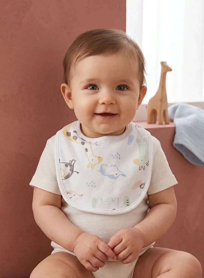 أطفال وأكثر Babies & More Newborn Girls White Bib
