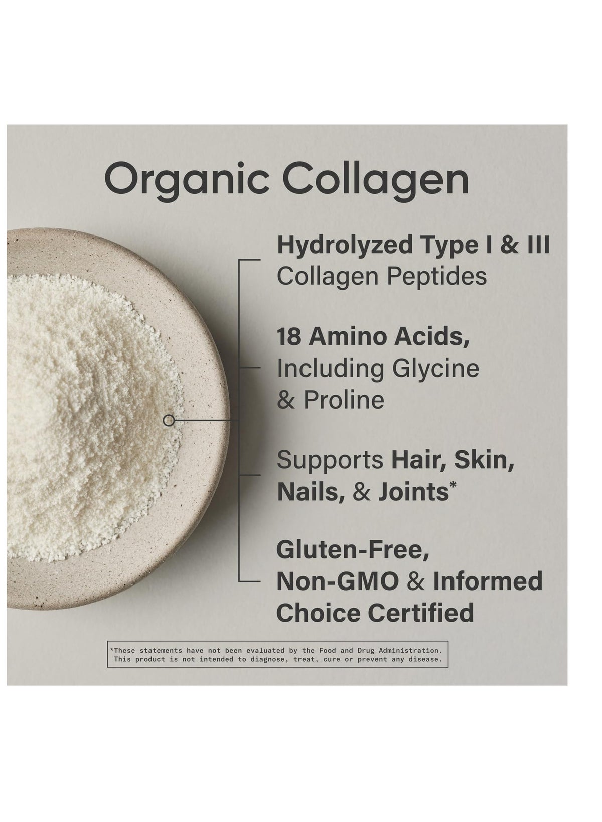 Sr Organic Collagen Peptides Unflavored 300G 30 Servings