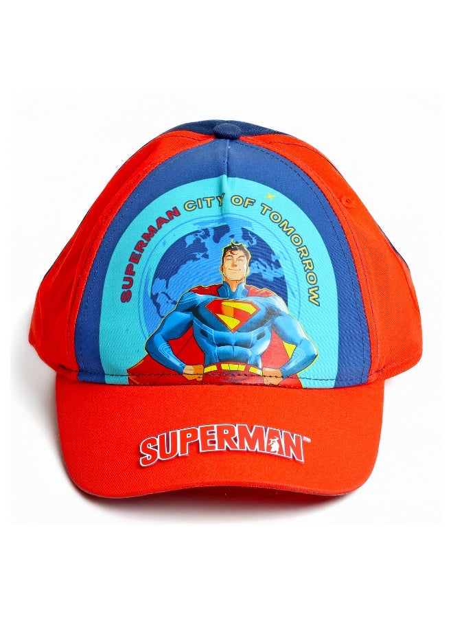 Warner Bros. Superman Kids Cap With 3D Embroidery Or Patch On Logo - Image 1