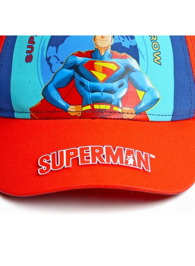 Warner Bros. Superman Kids Cap With 3D Embroidery Or Patch On Logo - Image 4