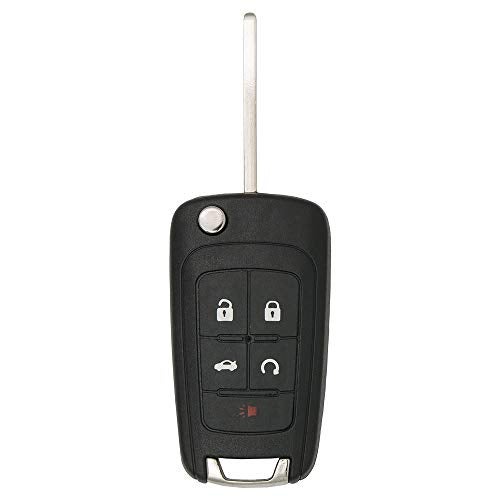 Keyless2Go Replacement for New Keyless Remote 5 Button Flip Car Key Fob Select Impala Malibu Cruze Equinox and Other Vehicles That Use FCC OHT01060512 - Image 3