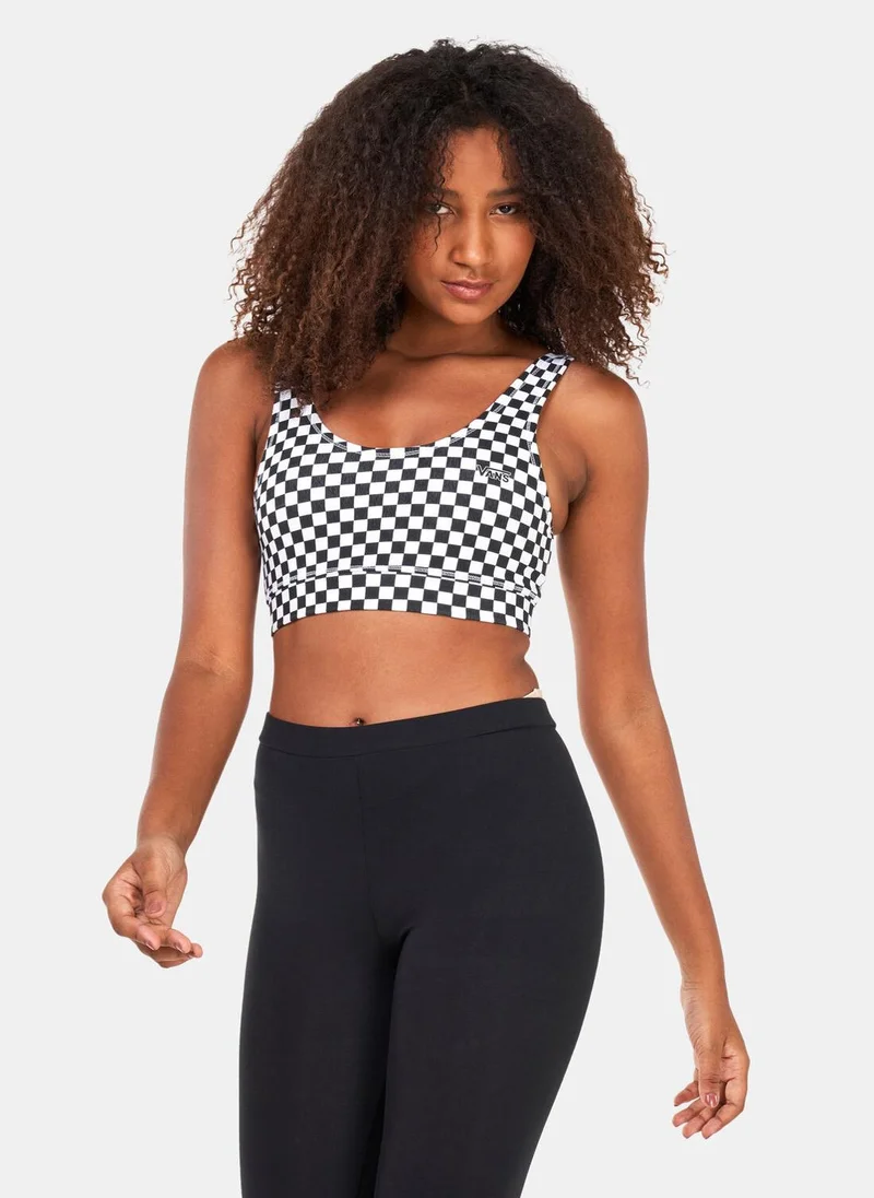 فانز Women's Flying V Printed Sports Bra