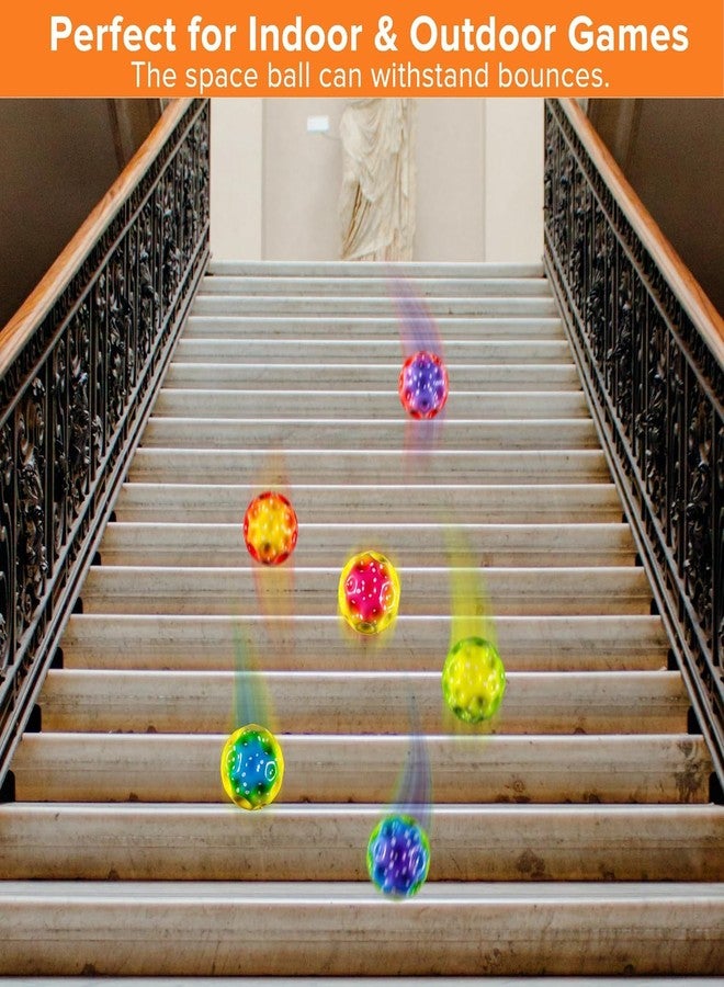 Buko Super Infinity Crazy Bounce Moon Rainbow Ball: Ultimate Grip and Catch, Enhances Hand-Eye Coordination (Blue Yellow (Pack of 1) - Image 5