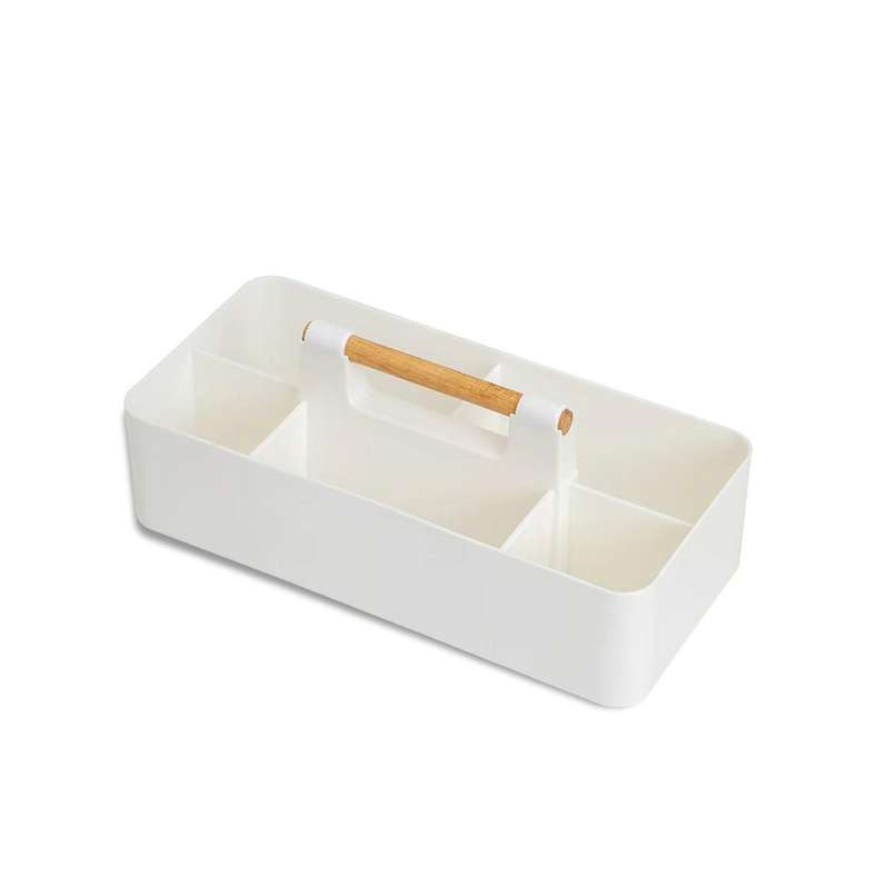 Pan Home Alou Storage Box with 5 Compartments and Handle 32.5x15.2x12.5cm - White - 262TCI9900052 - Image 2