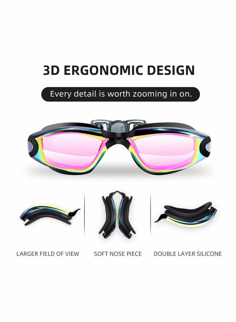 Swimming Goggles Set for Kids and Adults , Perfect for All Ages - Image 2