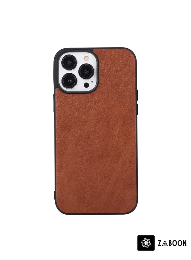 Zaboon Protective Case Cover For iPhone 13 Pro Max FaletteTexture PU+TPU+PC Shockproof - Image 2