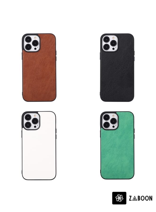 Zaboon Protective Case Cover For iPhone 13 Pro Max FaletteTexture PU+TPU+PC Shockproof - Image 3