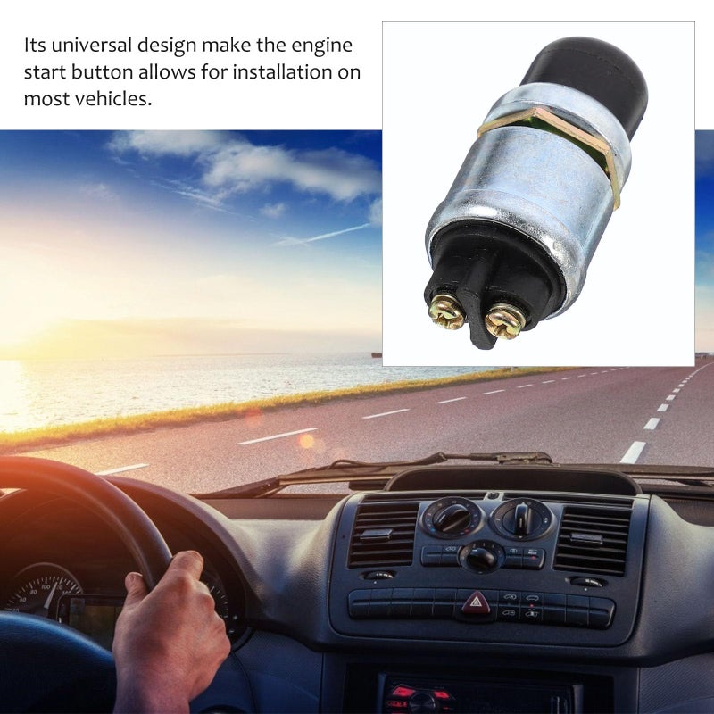 Waterproof Momentary Start Push Button Switch for Car Truck Boat Engine Ignition 2 Pack - Image 5