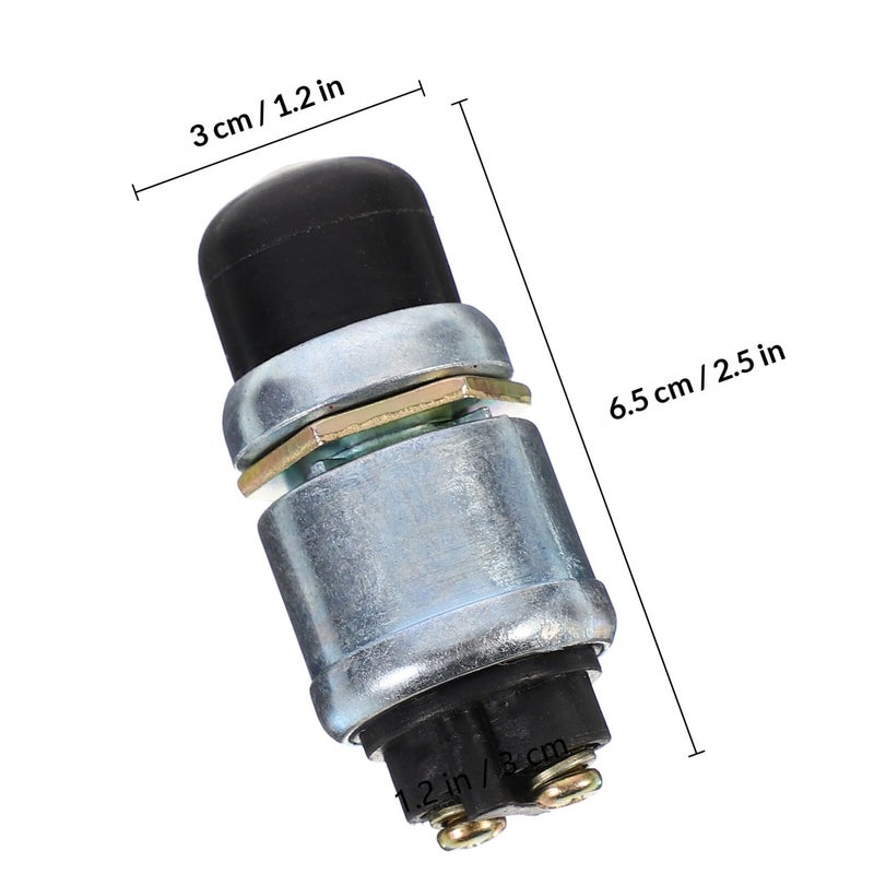 Waterproof Momentary Start Push Button Switch for Car Truck Boat Engine Ignition 2 Pack - Image 3
