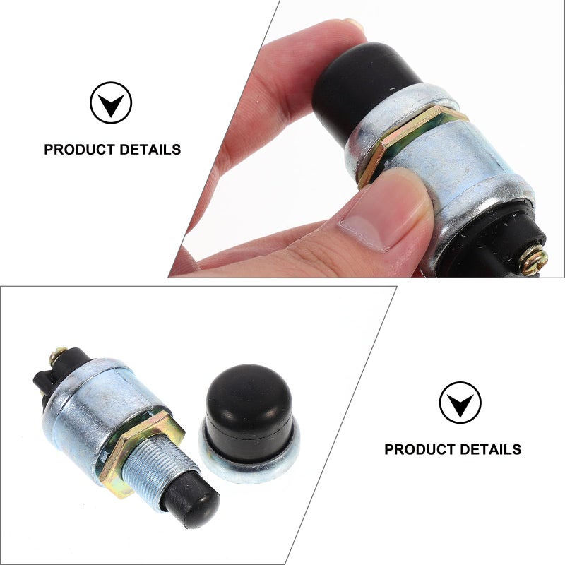 Waterproof Momentary Start Push Button Switch for Car Truck Boat Engine Ignition 2 Pack - Image 4