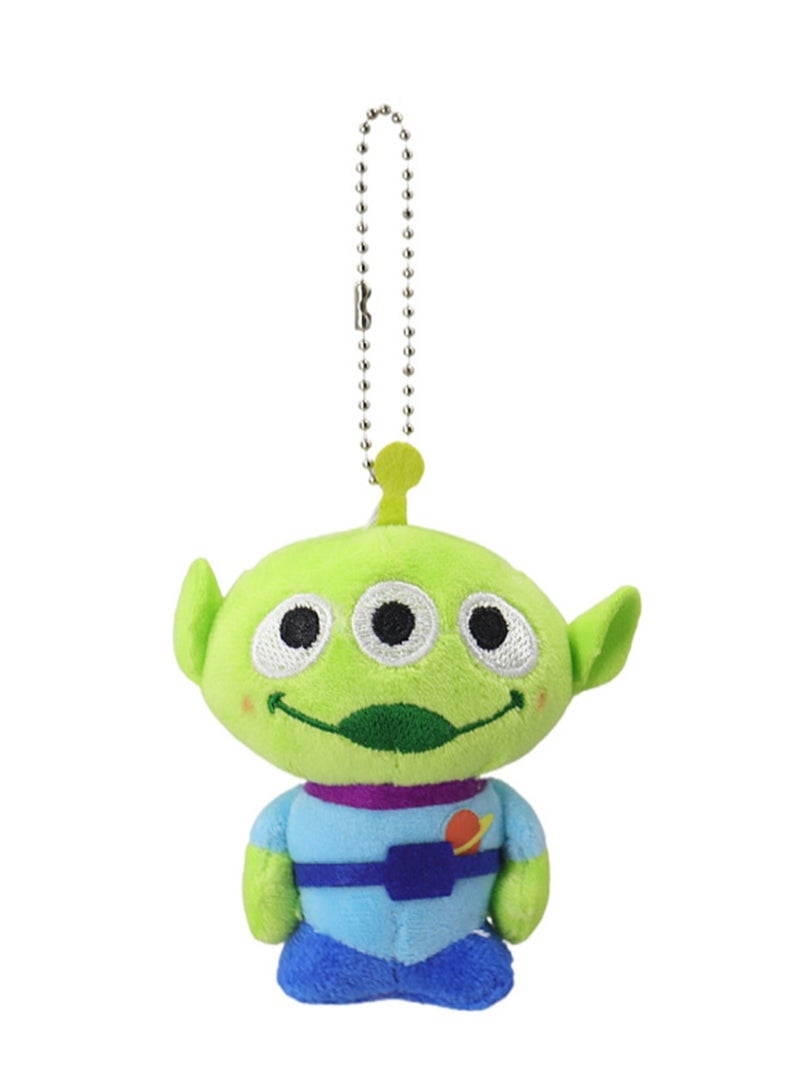(Three Eyes) 10cm Toy Story Series Plush Toy Backpack Pendant Key Pendant - Image 1