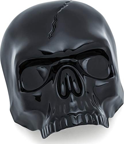 Kuryakyn 5731 Motorcycle Accent Accessory Skull Horn Cover for 201719 HarleyDavidson Motorcycles with Stock Waterfall Style Horn Cover Gloss Black