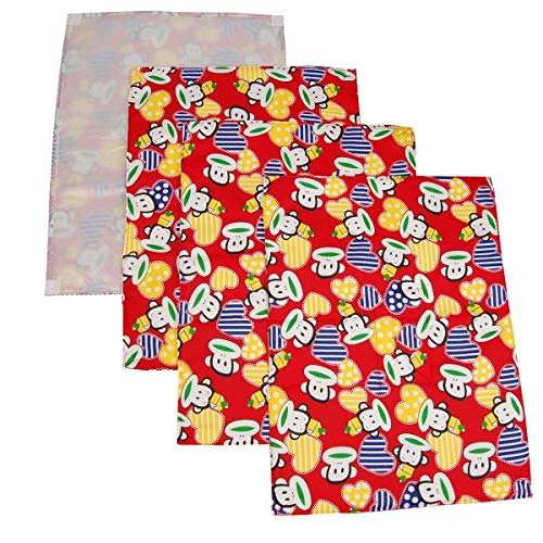 Fareto New Born Baby After Bath Oil Massaging & Diaper Changing Sheets Washable and Reusable with One Sided Cotton(0-6 Months) - Image 1