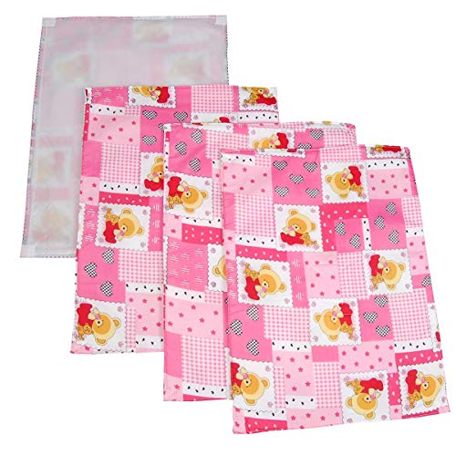 Fareto New Born Baby After Bath Oil Massaging & Diaper Changing Sheets Washable and Reusable with One Sided Cotton(0-6 Months) - Image 3