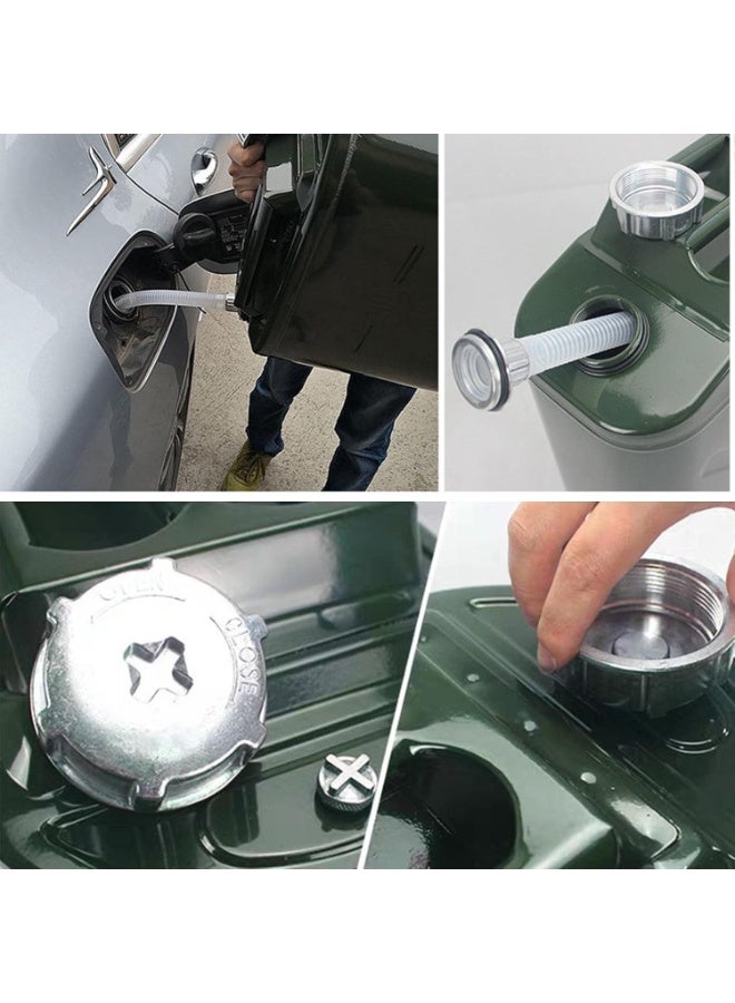 10L Barrels Can Gas Spare Container Anti-Static Can Square Fuels Container Leak Proof Portable Tank Fuel - Image 3