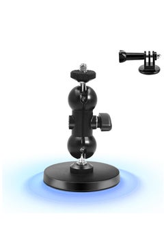 KASTWAVE Magnetic Camera Mount Compatible with Hero 12/11/10/9/8, AKASO EK7000 Brave 4, DJI Osmo, Insta360 X3 Action Camera with a 1/4" Thread, Magnetic Base Mount with Rotating Ball Head  - Image 1