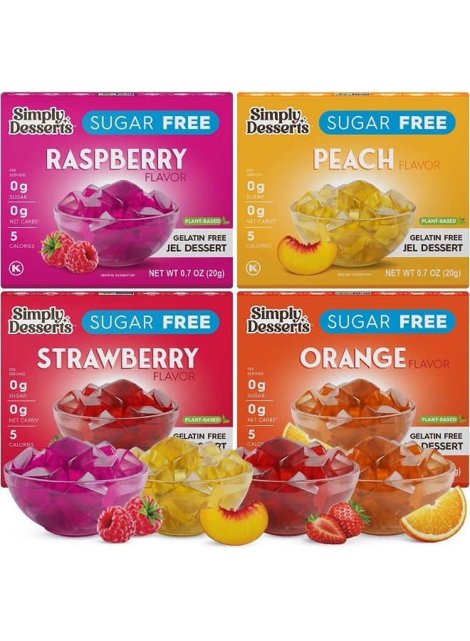 Simply Delish Sugar Free Jel Dessert Variety Pack - Image 1