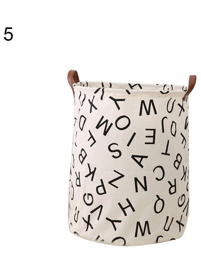 NIBEMINENT Nordic Style Baby Kids Laundry Basket White - Image 1