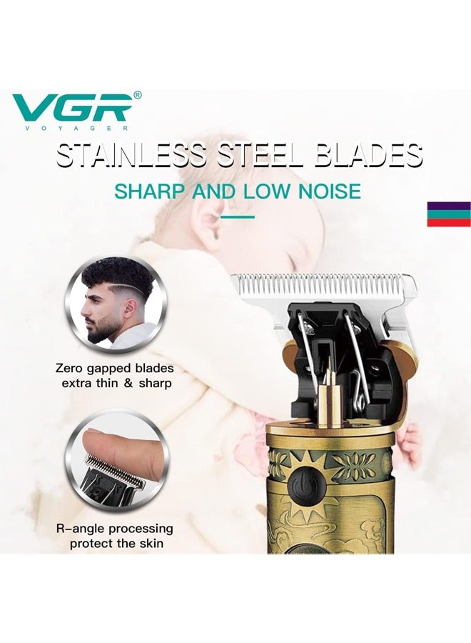 VGR V-085 Electric Shaving Machine Gold - Image 4