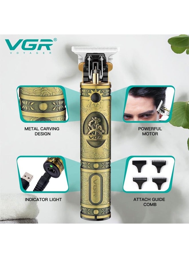 VGR V-085 Electric Shaving Machine Gold - Image 3