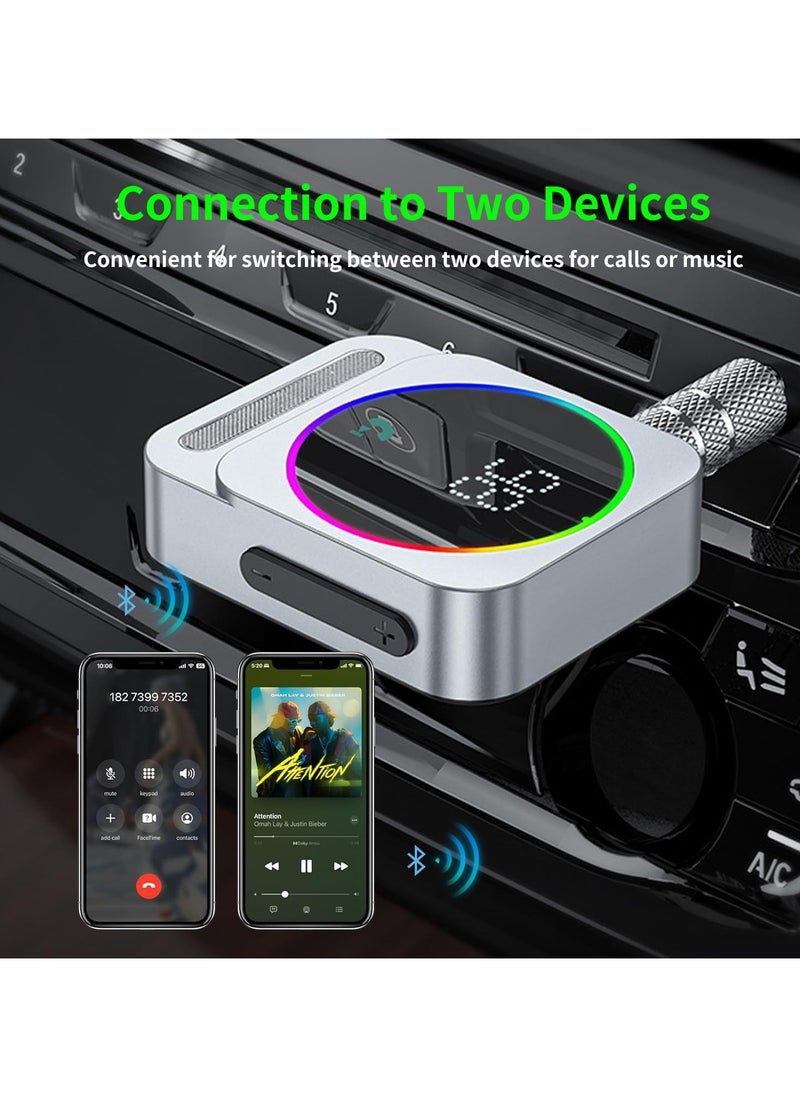 Generic - Bluetooth 5.3 Aux Adapter, Wireless Audio Receiver for Car/Home Stereo/Speaker/Wired Headphones | Dual AUX Outputs, RCA AUX 3.5mm Bluetooth Music Receiver for Car Audio System - Image 1