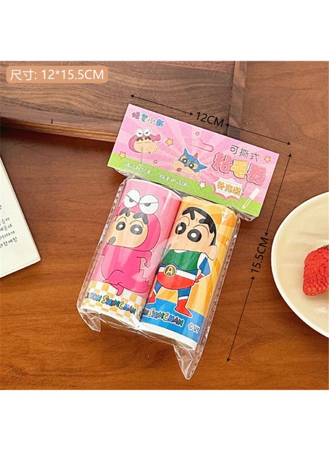 Crayon Shin-chan Sticky Lint Roller Set 8#cross-dressing series refill