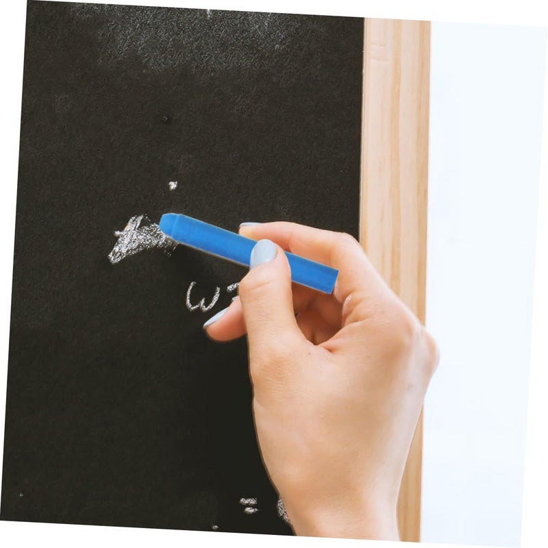 Water Soluble Dust Color Chalks 12 Pack For Blackboard Playground Drawing Easy Wipe - Image 5