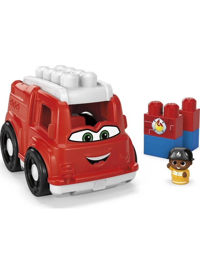 Mega Brands Mega Bloks First Builders Freddy Fire Truck GCX09, Building Toys for Toddlers (6 Pieces)  - Image 5
