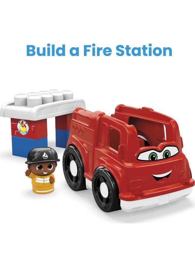 Mega Brands Mega Bloks First Builders Freddy Fire Truck GCX09, Building Toys for Toddlers (6 Pieces)  - Image 3